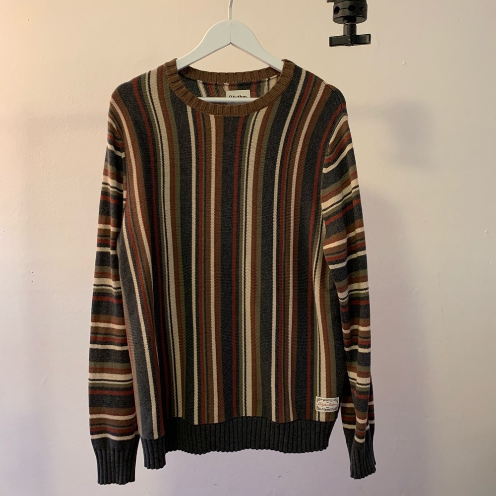 Rhythm vertical striped knit sweater